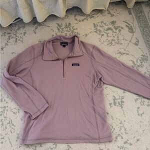 Patagonia dusty rose Fleece Pullover